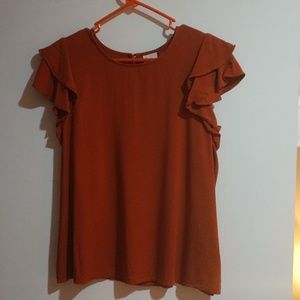A new day burnt orange top
